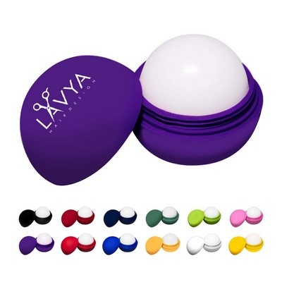 Round Matte Vanilla Scent Lip Balm